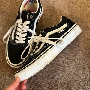 Vans Black and White Women's Sneakers